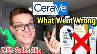 THE END OF CERAVE  Sales Fall Boycotts and Skincare Drama [upl. by Body]