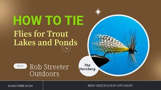 Lake Flies for Trout How to tie the Hornberg [upl. by Petrina252]