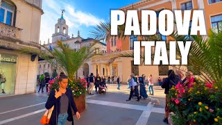 PADOVA WALKING TOUR ITALY 🇮🇹 2023 4K [upl. by Nonnahsed237]