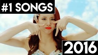 1 KPOP SONGS OF 2016 GAON WEEKLY CHART [upl. by Isborne721]