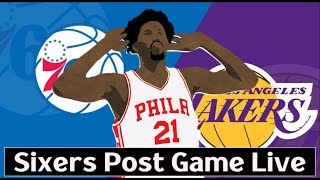 Sixers vs Lakers Post Game Show I Top Takeaways POTG amp More [upl. by Micheil121]