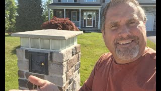 DIY Flag Stone Column Masonry Mailbox Part 4 of 4 Two Years Later [upl. by Yonina]