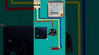 120 Ampere meter and CT connection  Current Transformer [upl. by Harlene]