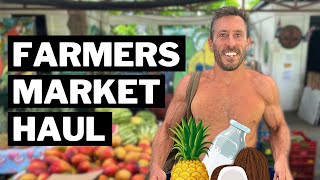 AnimalBased Farmers Market Haul in Costa Rica [upl. by Newmark]