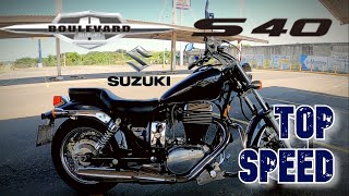 Suzuki boulevard s40 Top Speed moto genial [upl. by Assilen]