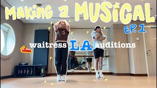 were choreographing WAITRESS THE MUSICAL ✨ LA auditions prepping and BTS vlog [upl. by Ingelbert114]