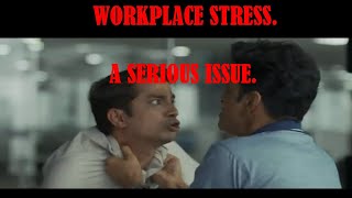 WORK PLACE STRESS A SERIOUS ISSUE [upl. by Ahsenid]