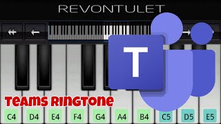 Teams Call Sound  MS Teams Ringtone  Easy Piano Tutorial [upl. by Siri]