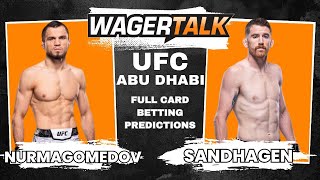 UFC Abu Dhabi Umar Nurmagomedov vs Cory Sandhagen Full Card Predictions Fight Card and Best Bets [upl. by Ayanaj]