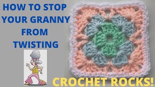 How to Stop Your Granny From Twisting  Crochet Rocks [upl. by Amluz]