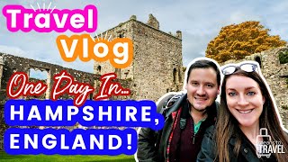 HAMPSHIRE ENGLAND ROAD TRIP ◆ UK TRAVEL VLOG ◆ WINCHESTER PORTCHESTER CASTLE amp SOUTH DOWNS [upl. by Aeneg53]