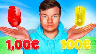 1€ vs 100€ Maus in Fortnite Ranked [upl. by Vogele]