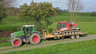 Épandage dengrais 🌱  Pistenbully 300  KUHN AXIS  ETA GEINGUENE [upl. by Buckler]