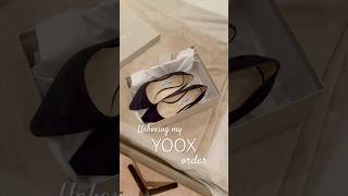 Unboxing my yoox order  Fashion vlog  jimmychoo shoe pumps fashion petitewoman fyp [upl. by Iover]