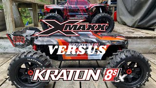 Arrma Kraton 8s VS Traxxas XMaxx Comparison [upl. by Lamprey]