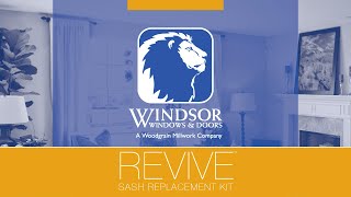 Windsor Windows and Doors Revive Sash Replacement Kit [upl. by Eniamurt602]