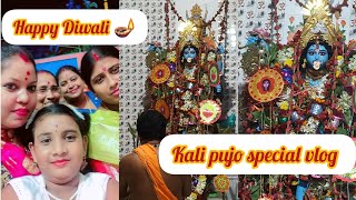 Happy Diwali 🪔 kali pujo te Nanoder bari Aslam🎇 banglavlog happydiwali viralvideo [upl. by Aneeh725]