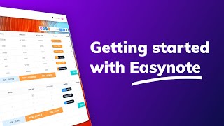 Getting started with new Easynote BETA [upl. by Eolanda805]