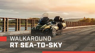 Discover the new 2021 CanAm Spyder RT SeatoSky amp Accessories  Walkaround [upl. by Holton240]