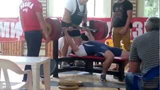 Tragic accident during the competition of powerlifting [upl. by Sil]