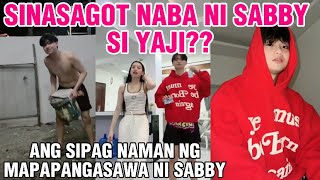 YAJI TINATAWAG NA MAPAPANGASAWA NI SABBY😍😍KINIKILIG SI YAJI sabbyandsophia sabby yabby yaji [upl. by Egap946]