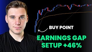 46 Gain in 1 Day  The Earnings Gap Trading Setup  UPST Trade Analysis [upl. by Arayc]