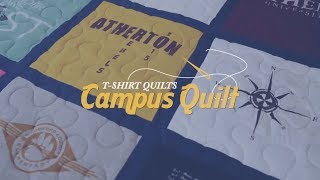 Campus Quilt Company We Make Tshirt Quilts [upl. by Anneirb]