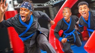 Ninja Warrior Youtubers Edition ft KSI Niko amp more [upl. by Nylknarf]