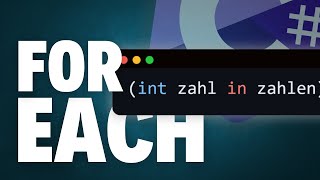 Foreach Schleifen für sauberen und klaren C Code [upl. by Grunberg]