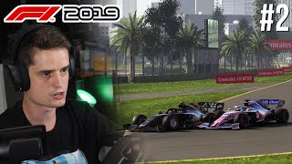 NEK AAN NEK MET RIVAAL IN AUSTRALIË  F1 2019 Career Mode 2 [upl. by Bryner674]