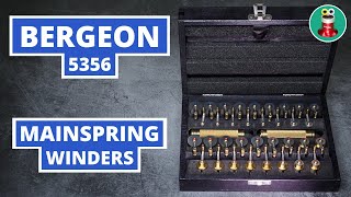 Bergeon 5356  Mainspring Winders [upl. by Ayotal]