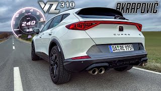 2024 Formentor VZ 310 with Akrapovic💥 0240 kmh acceleration🏁 by Automann in 4K [upl. by Lramaj]