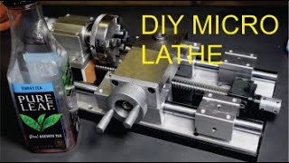 DIY jewelersmini lathe made from off the shelf parts [upl. by Nimaynib434]