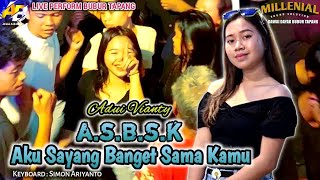 AKU SAYANG BANGET SAMA KAMU Voc ADUI VIANTY  Perform with MILLENIAL 🔴LIVE GAWAI DAYAK BUBUR TAPANG [upl. by Airdnahs]