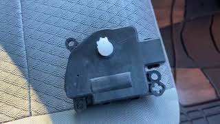 2008 Chrysler Town amp Country AC Heater Blend Door Actuator Removal amp Replacement [upl. by Dazhehs]