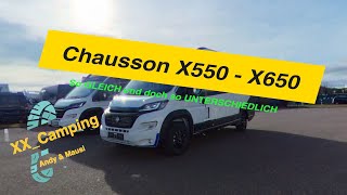 ⭐️ Schockverliebt Chausson X650 amp Chausson X550 der einzige direkte Vergleich  Van oder Wohmobil [upl. by Ayot633]