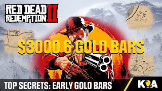 Top Secrets RDR2 Early Gold Bars [upl. by Anyrak604]