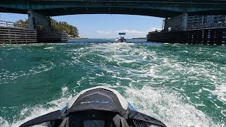 KEY LARGO TO HAULOVER INLET ON SEADOO 120 MILES [upl. by Oijimer]