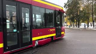 Daugavpils tramvajs  Daugavpils tram 27102023 [upl. by Hutchings]