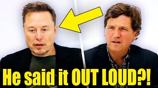 SHOCK Elon Musk ACCIDENTALLY SCREWS Trump in Tucker Carlson Interview [upl. by Anoit924]