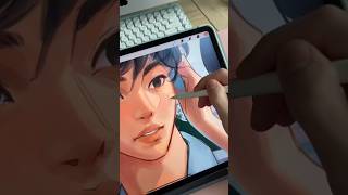 Digital art digitalart procreate ibispaintx fyp shorts viralvideo artist kdrama [upl. by Areit571]