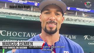 Marcus Semien On Second AllStar Nod World Series Hunt Playing For Dusty Baker In AllStar Game [upl. by Enitnelav]