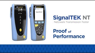 SIGNALTEK NT KabelNetzwerk Transmission Tester bis 1G [upl. by Notnats]