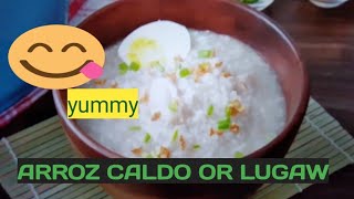 QUICK amp EASY DELICIOUS ARROZ CALDO CHICKEN SOUP ARROZCALDO  panlasangpinoy [upl. by Bittencourt]