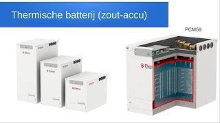 Thermische batterij  zout accu Flamco  Sunamp [upl. by Ynatsyd]