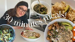 30minute Vegan Meals  beginnerfriendly [upl. by Francesco]