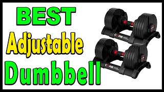 Top 5 Best Adjustable Dumbbell Review 2024 [upl. by Latsyrhc]