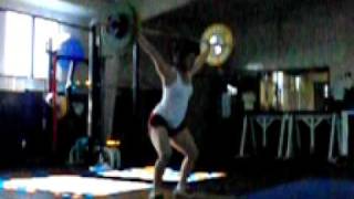 The Natalie Burgener Slow Motion Snatch CrossFit USD [upl. by Fabrianne]