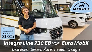 Beliebtes Wohnmobil in neuem Look  Eura Mobil Integra Line 720 EB  Integrierter mit Einzelbetten [upl. by Clarkin]