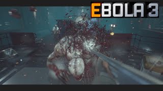 EBOLA 3 ★ Walkthrough 4 Boss of the Cloning Center ★ PC Steam HORROR game 2022 [upl. by Nerot511]